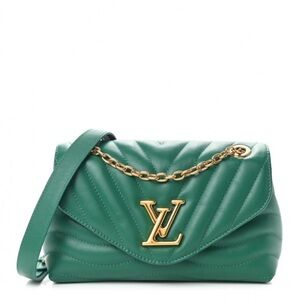 Louis Vuitton New Wave Chain Bag MM NM Emerald Green